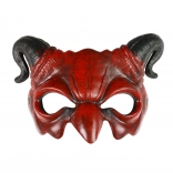 Gumová maska ďábla/čerta na karneval a Halloween