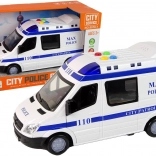 Policejní dodávka s třecím pohonem, světly a zvuky