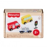 Dřevěná vozidla set Fisher-Price