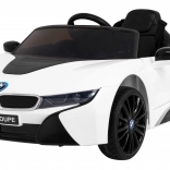 Dětské elektrické autíčko BMW I8 Coupé bílé s dálkovým ovládáním