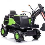 Dětská elektrická bagr Volvo zelená