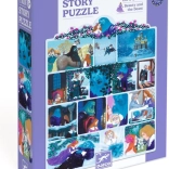 Puzzle s příběhem Kráska a zvíře 100 dílků