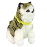 Interaktivní plyšový koťátko – mňouká, hýbe hlavou a ocáskem