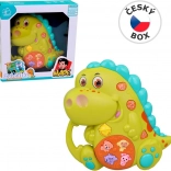 Piánko dinosaurus se světlem a zvuky