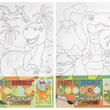 Malování podle čísel - Dinosauři