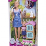 Panenka Steffi a Evička s Králičí Rodinou