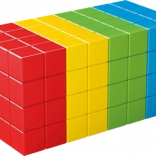 Geomag Magicube Full Color – magnetická stavebnice 128 kostek