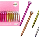 Kuličkové pero s diamantem, modrý inkoust 0,7 mm