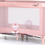 Cestovní postýlka CHIPOLINO Capri Cat růžová