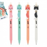 Gumovací kuličkové pero s motivem Lišky