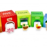 stohovací kostky se zvířátky z farmy