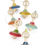 Dřevěná káča s provázkem