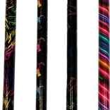 ASTRA trojhranná tužka HB s gumou neon