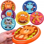 Barevný létající disk 16 cm s motivy zvířátek