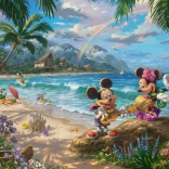 Puzzle Minnie a Mickey na Havaji 1000 dílků