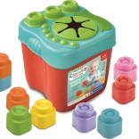 Soft Clemmy senzorický box s víkem a 15 měkkými kostkami