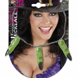 Strašidelný hororový náhrdelník s prsty