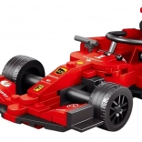Stavebnice závodní monopost F1 – červený, 266 dílků