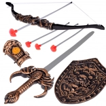 Fantastická sada rytířských zbraní pro děti