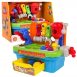 multifunkční dětská dílna se sortérem, světly a zvuky 24m+