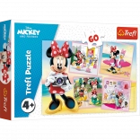 puzzle 60 dílků disney minnie – roztomilá minnie