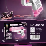 stavebnice růžové pistole 237 dílků