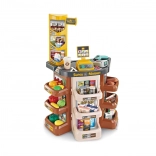 Dětský supermarket se světelnými a zvukovými efekty 53 × 34 × 79 cm