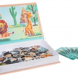 Magnetická knížka puzzle safari