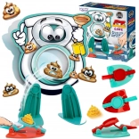 Woopie rodinná dovednostní hra Střelba bobků do záchodu