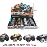 kovové tahací auto 4x4 s otevíracími dveřmi