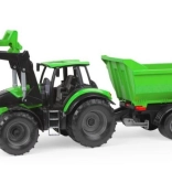 lena worxx traktor deutz-fahr s přívěsem a nakladačem