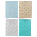 Dárková taška se zlatými tečkami