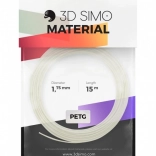Filament petg pro 3d pera a 3d tisk bílý 1,75 mm (15 m)