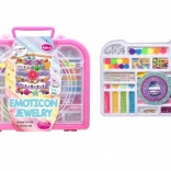 Sada korálků v kufříku pro výrobu náramků a náhrdelníků