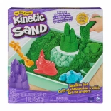 Kinetic Sand – zelená stolní písečná sada s tácem