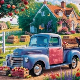 Puzzle TREFL Premium Plus Čajový Čas: Farmářovo Auto 500 Dílků