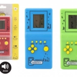 Elektronická hra Padající kostky hlavolam plast 7x14,5 cm 3 barvy se zvukem na baterie