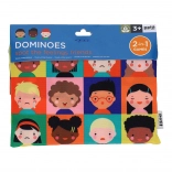 Petit Collage domino 2 v 1 pocity a čísla