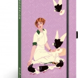 Notýsek NOTIQUE Holubi od Kateřiny Winterové, linkovaný 13 × 21 cm