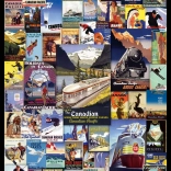 Puzzle Dobrodružství na železnici 1000 dílků