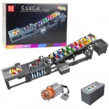 Stavebnice kuličková dráha s elektrickým motorem – 1281 dílků