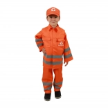 Dětský kostým popeláře s českým potiskem (128–140 cm)