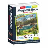 Magnetická kniha – dinosauří skládačka 75 ks