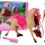 Hrací souprava s loutkou Anlily Džokejka a koněm