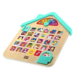 dřevěný hudební domeček s abecedou cz/sk