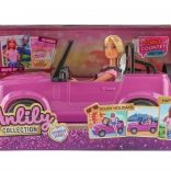 Panenka s autem 30 cm