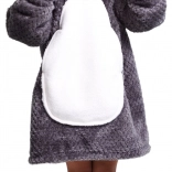 Hřejivá televizní mikinová deka s kapucí Tučnák pro děti