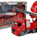 Sada DIY Hasičský Vůz 2v1 s Vyměnitelnými Zvedáky