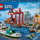 LEGO City přístav u moře s nákladní lodí 60422