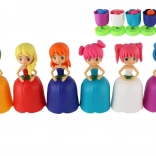 Květinová víla – panenka 12 cm s otočnou sukní, mix druhů